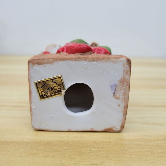 Vintage Homco Christmas Elf in Workshop Making Toys Festive Figurine - Picture 7 of 12